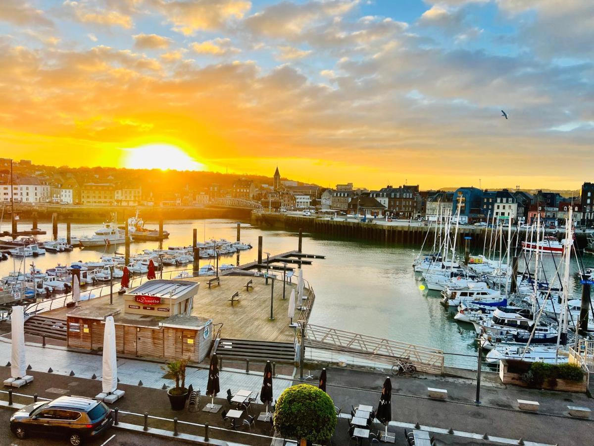 La Dunette Vue Port Dieppe Esterno foto