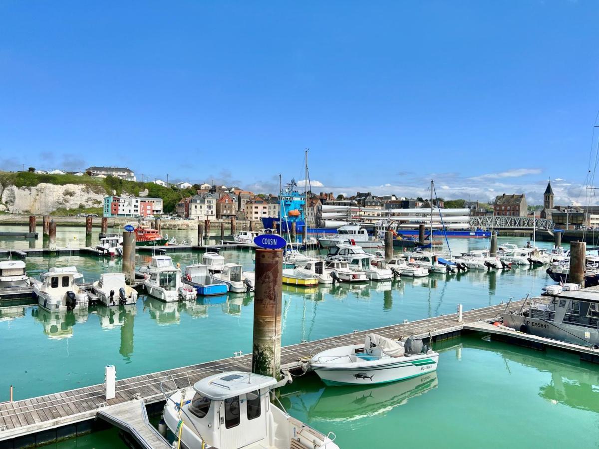 La Dunette Vue Port Dieppe Esterno foto