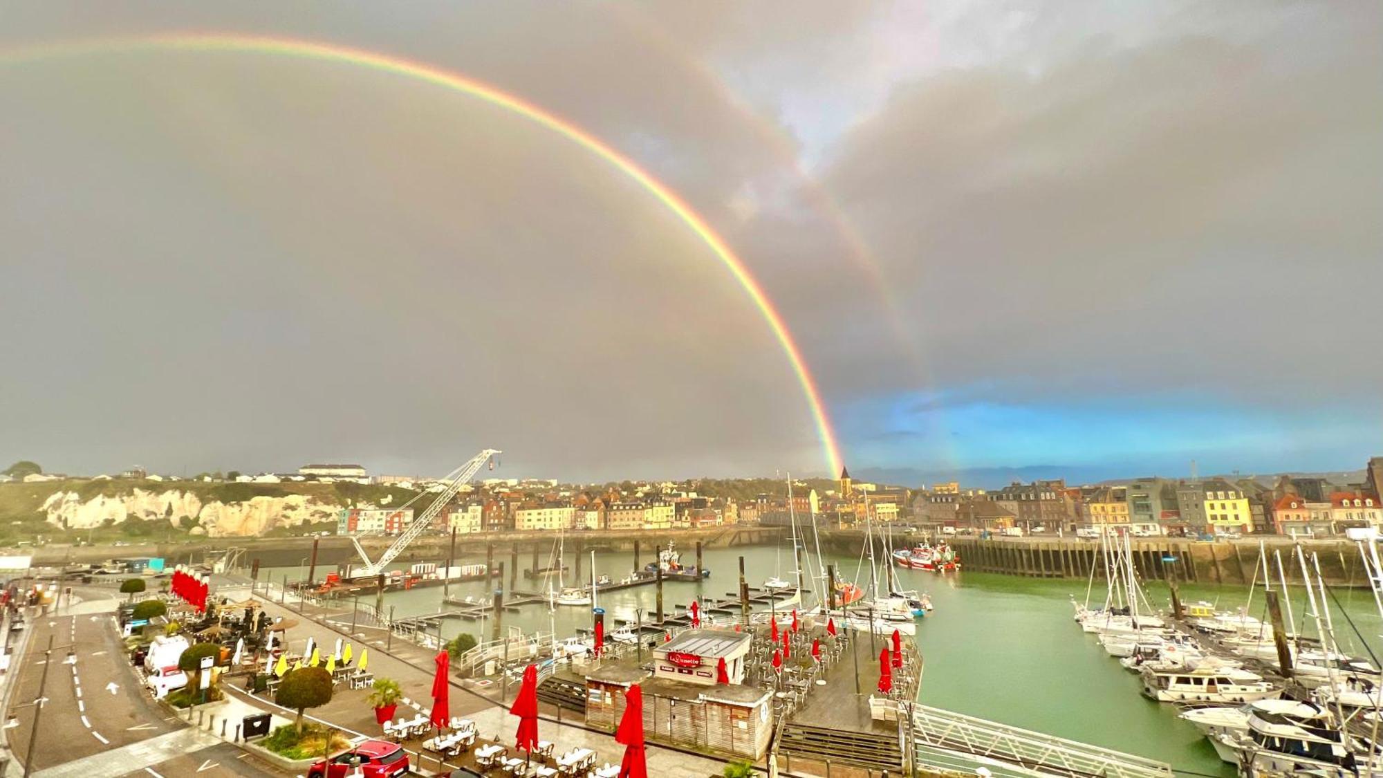 La Dunette Vue Port Dieppe Esterno foto