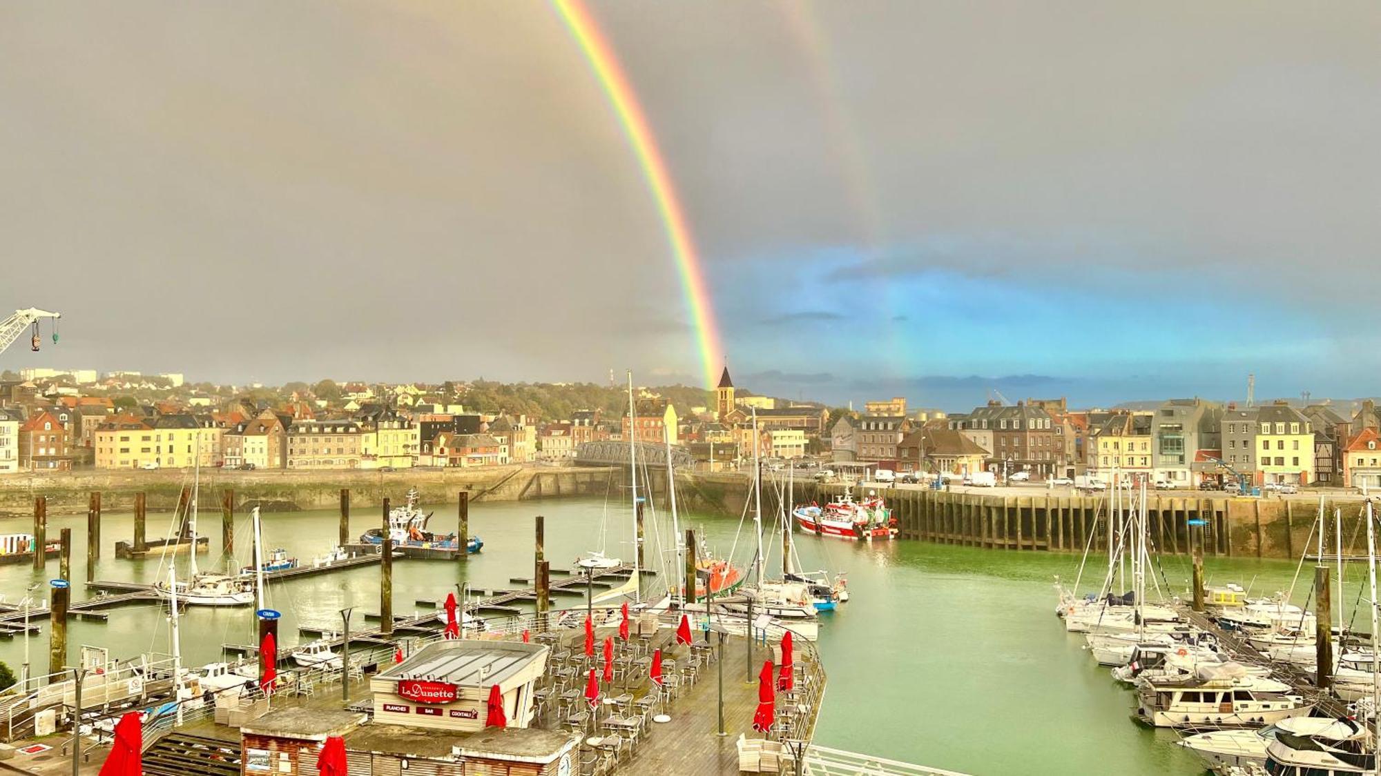 La Dunette Vue Port Dieppe Esterno foto
